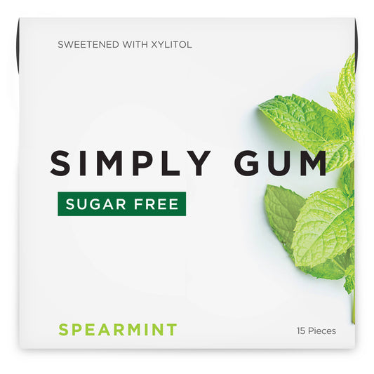 Sugar Free Spearmint Natural Chewing Gum