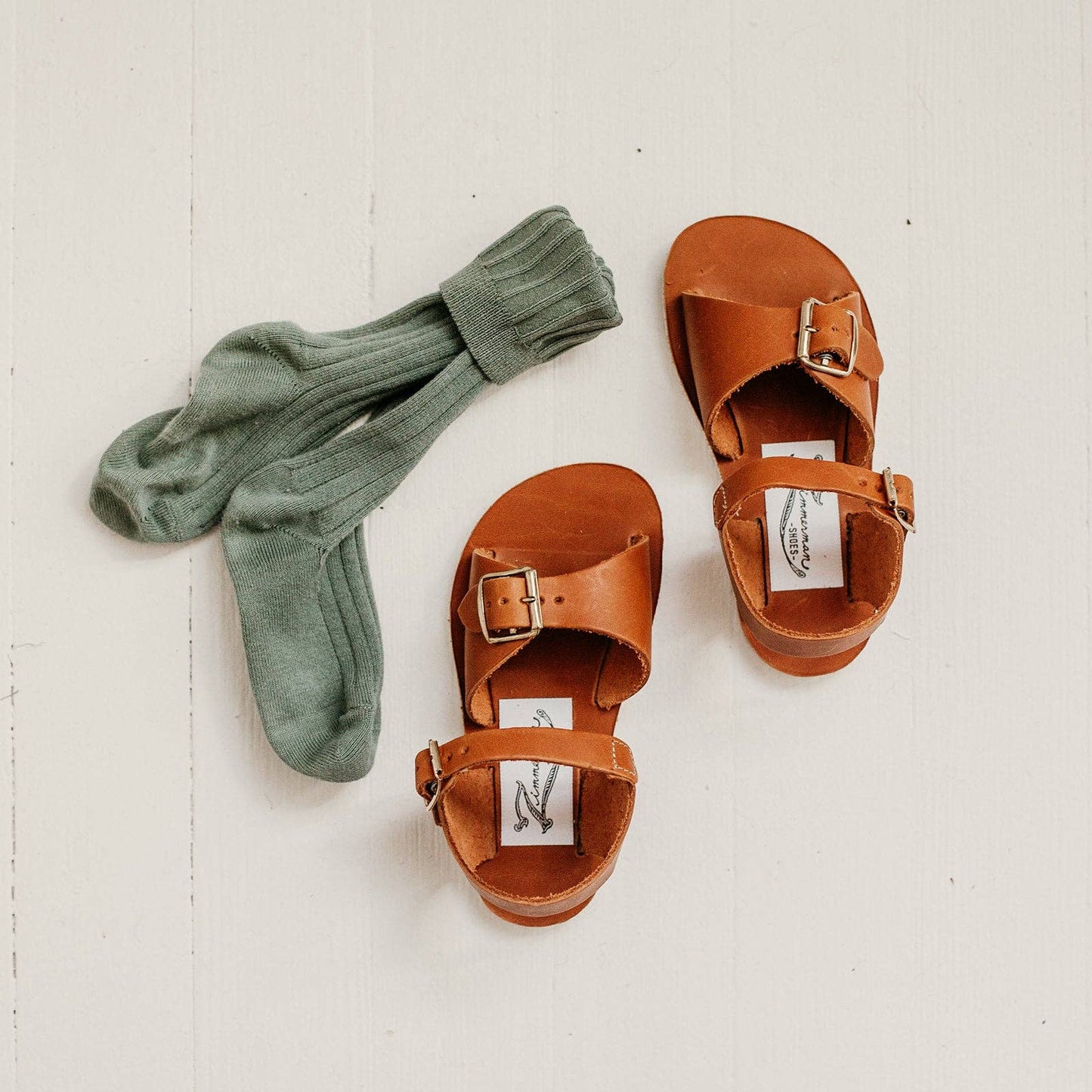 Stevie Sandal - Warm Brown (w/Removable Fringe)