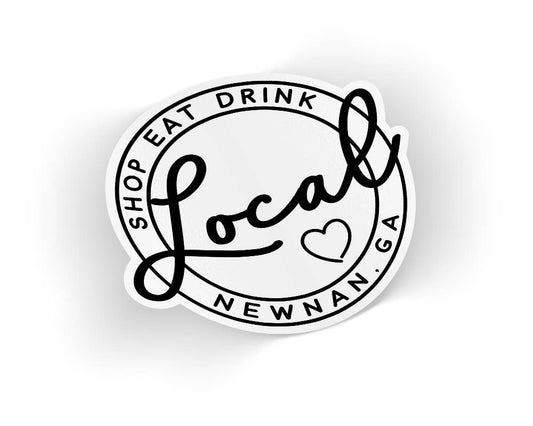Local Circle Shop Eat Drink Sticker