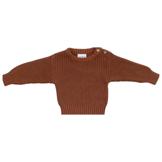 Rust Knit Sweater