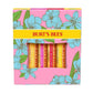 In Full Bloom Beeswax Lip Balms, 4 Pack in Blister Box