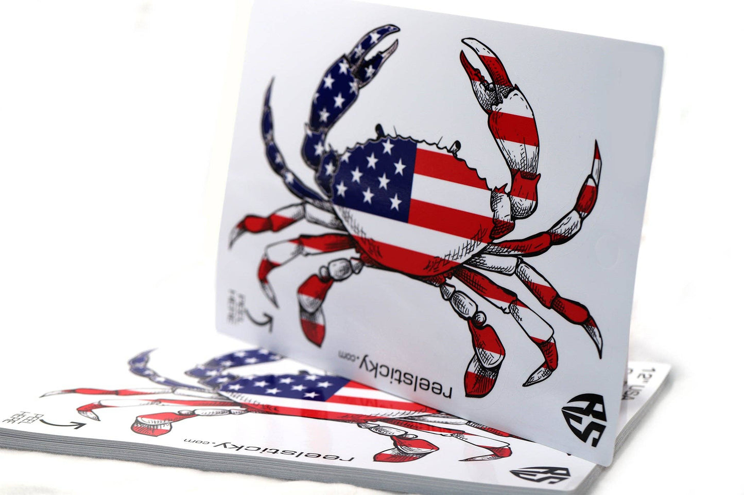 USA Crab 6 inch Sticker