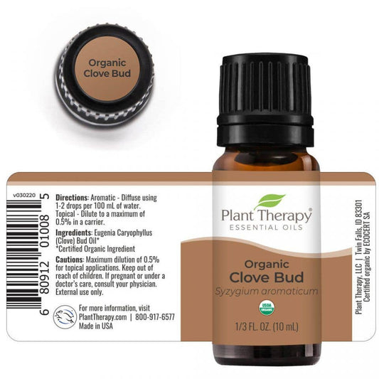 Organic Clove Bud Essential Oil 10 mL