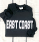 EAST COAST Graphic Sweatshirt Black/White