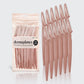 Recycled Plastic Dermaplaners 12pc Set - Terracotta