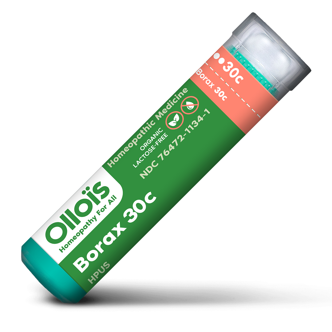 Olloïs Borax 30C Vegan Organic kosher 80 Homeopathic Pellets