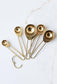 Auric Gold Stainless Steel Measuring Spoon Set