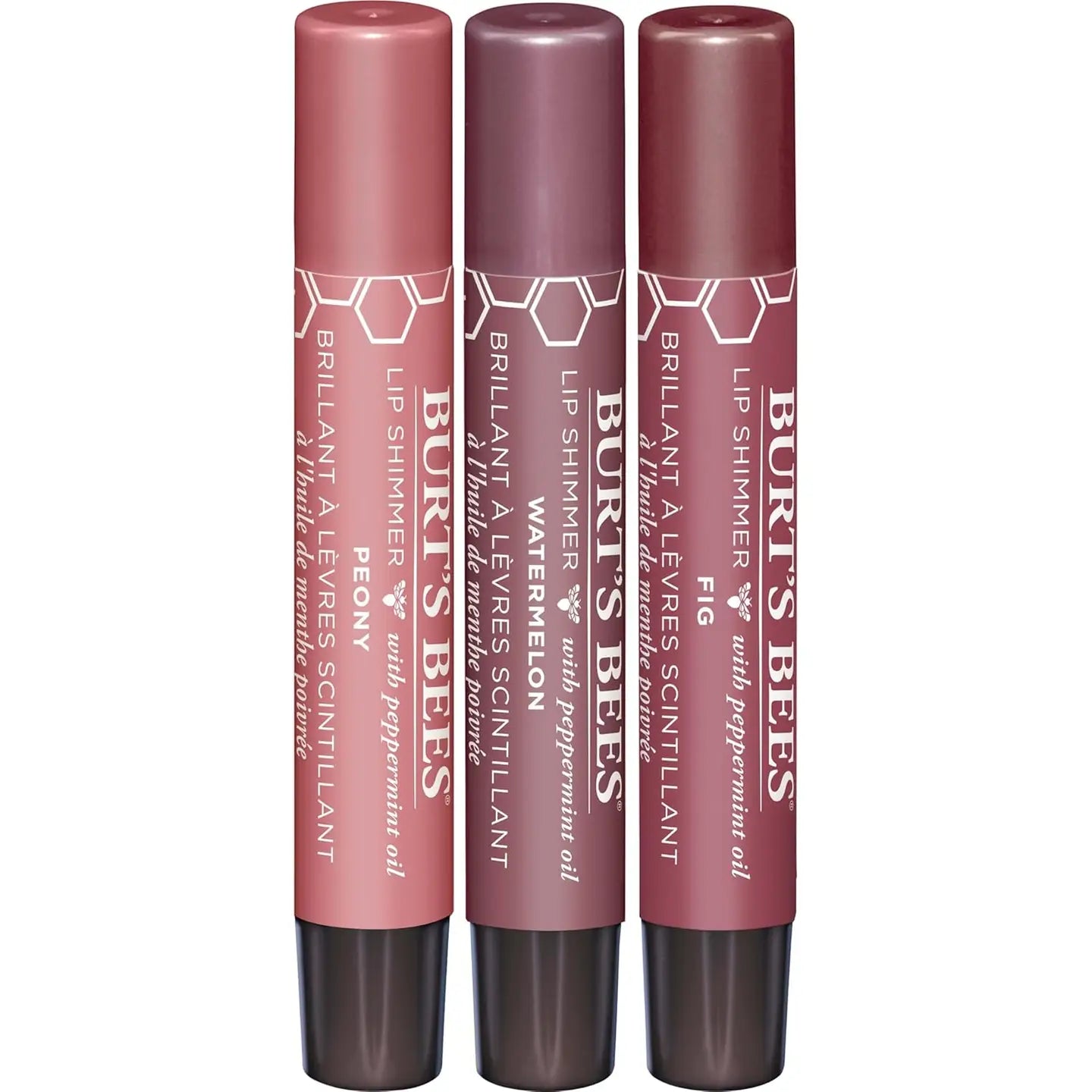 Petal Kisses Hydrating Lip Balm Shimmers 3-pack