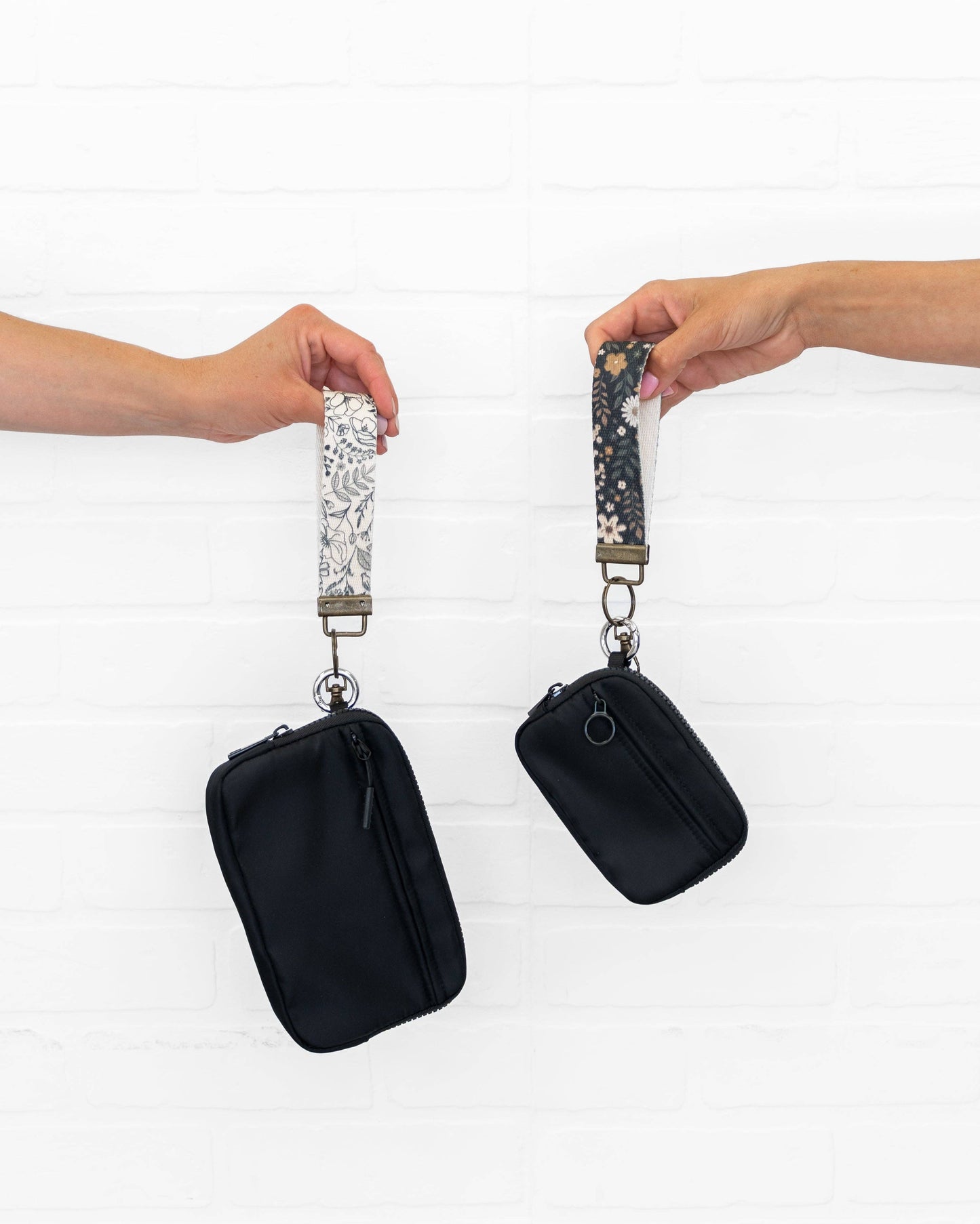 Keychain Wallet with Wrist Lanyard, Compact Card Holder