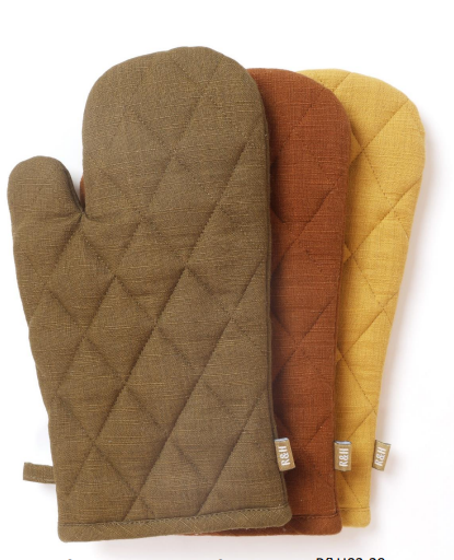 Quilted Oven Glove - Muse - Rust