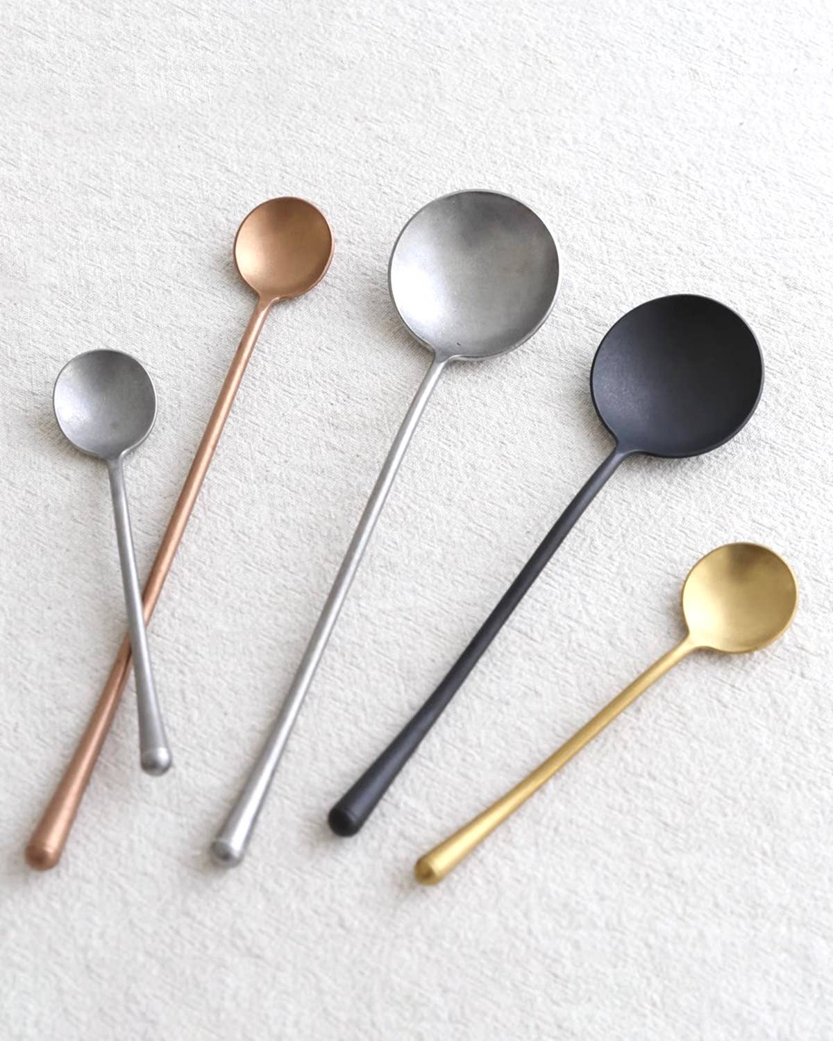 Modern Matte Spoons - Gold