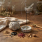 LOTUS BLOSSOM CONCRETE INCENSE HOLDERS