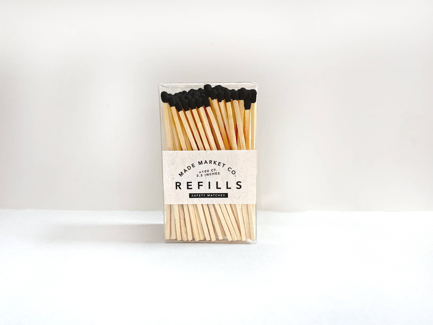 Refills of Wooden Safety Matches & Refill: WHITE