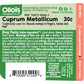 Olloïs Cuprum Metallicum 30c Organic & Lactose-Free, 80 Ct