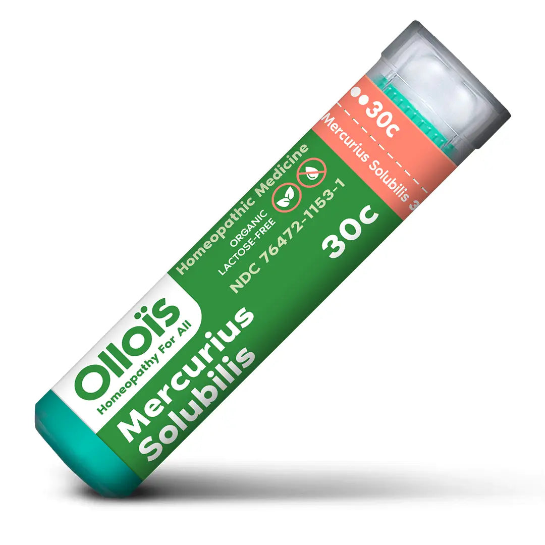 Olloïs Mercurius Solubilis 30C Vegan Organic, 80 Pellets