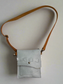 Small Leather Snap Purse - Sky Blue