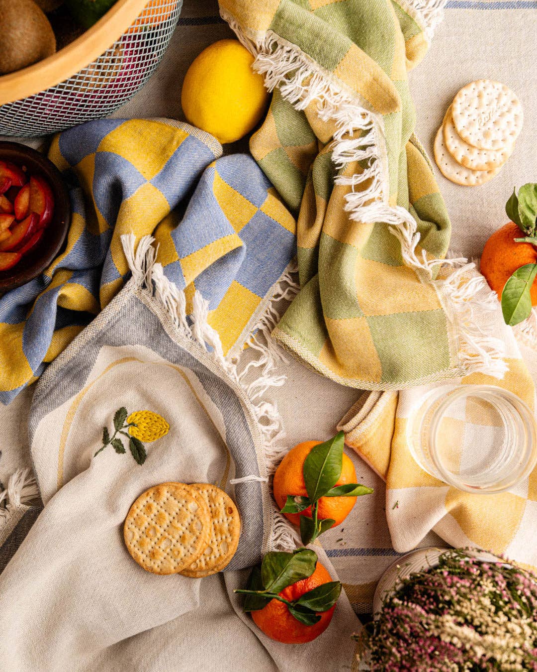 Sardine - Hand Stitched Kitchen Towel