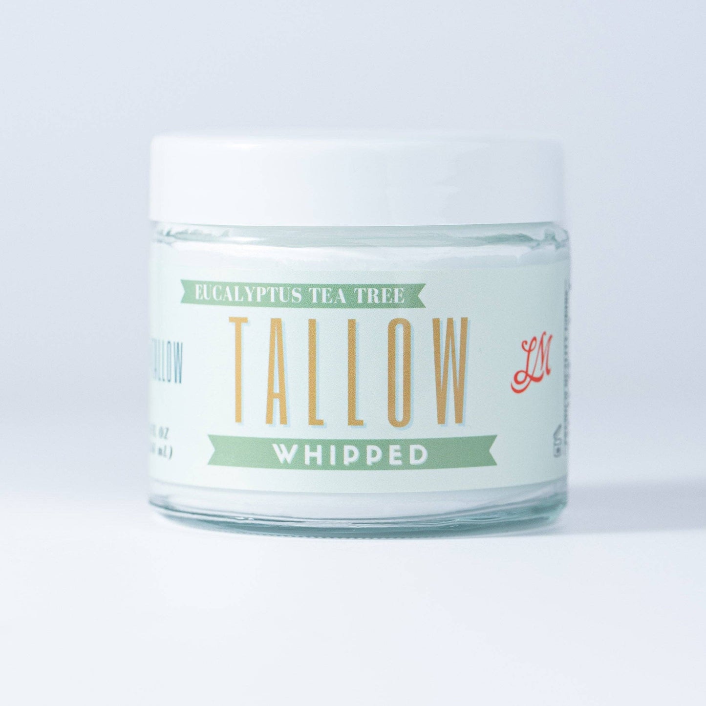 Eucalyptus Whipped Tallow | All Natural Moisturizer Size 2oz-24oz