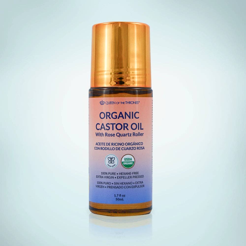 Organic Castor Oil Roll-On 1.7oz Case