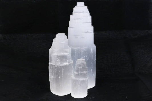 4 Inch Selenite Crystal Iceberg Tower