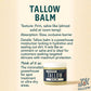 Unscented Tallow Balm | Natural Beef Tallow Vitamin E, Jojoba Moisturizer for Face & Body |Clean, Preservative-Free Skincare by Lady May