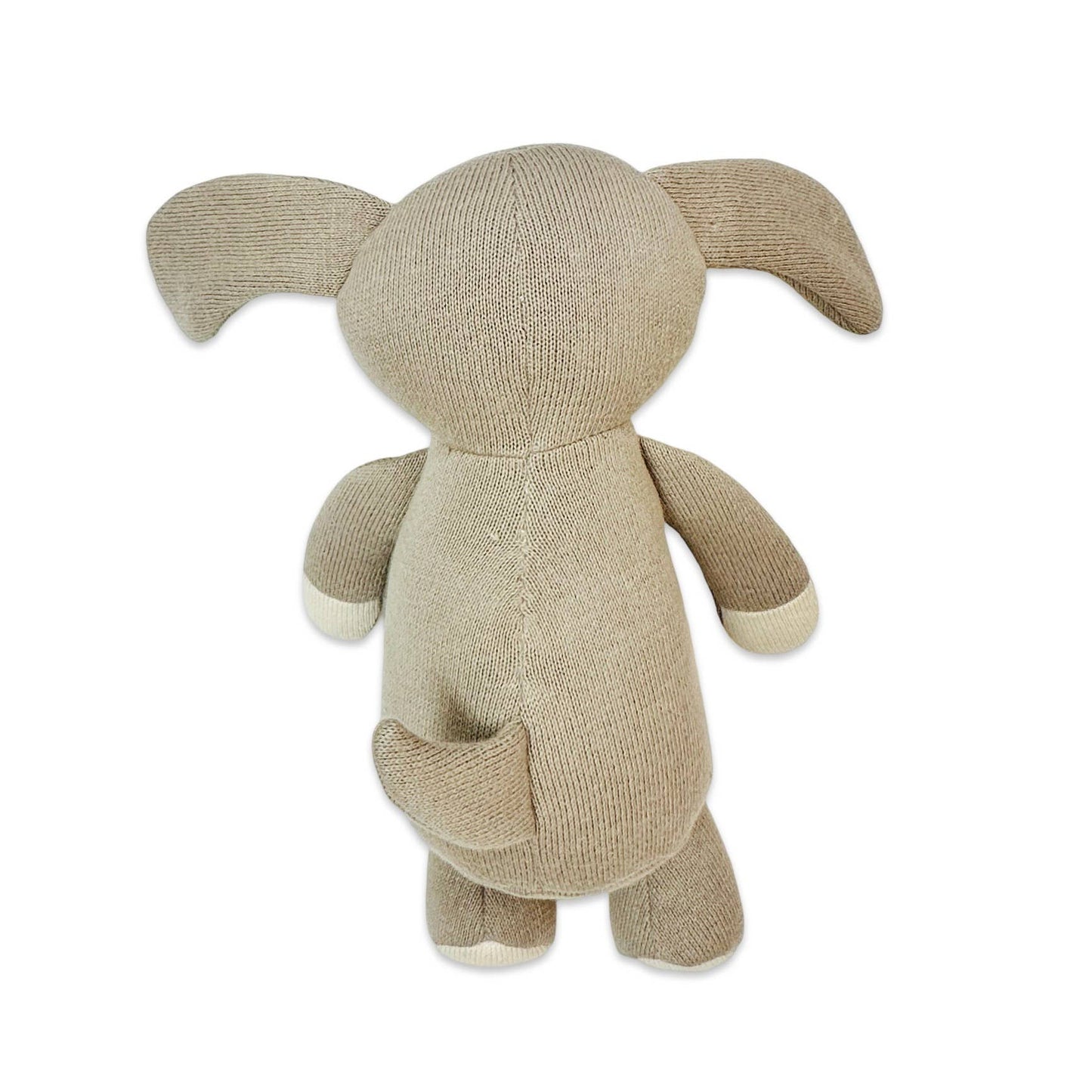 Rocky Lil Dog Knit Stuffed Animal Soft Toy (Organic)