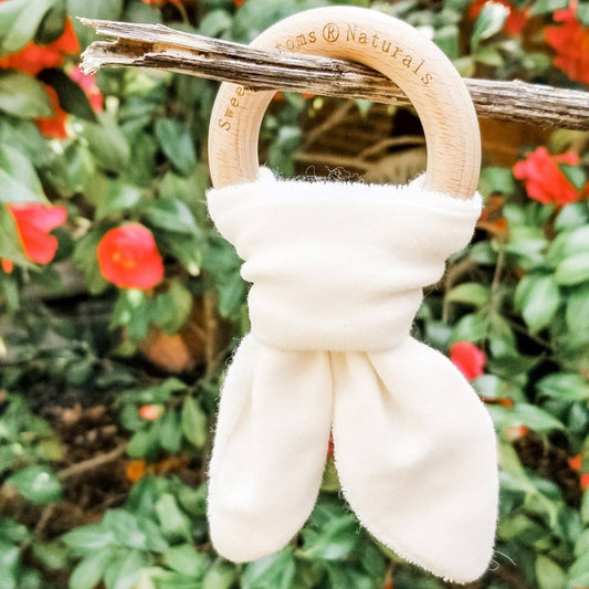 Organic Bunny Ear Teething Toy