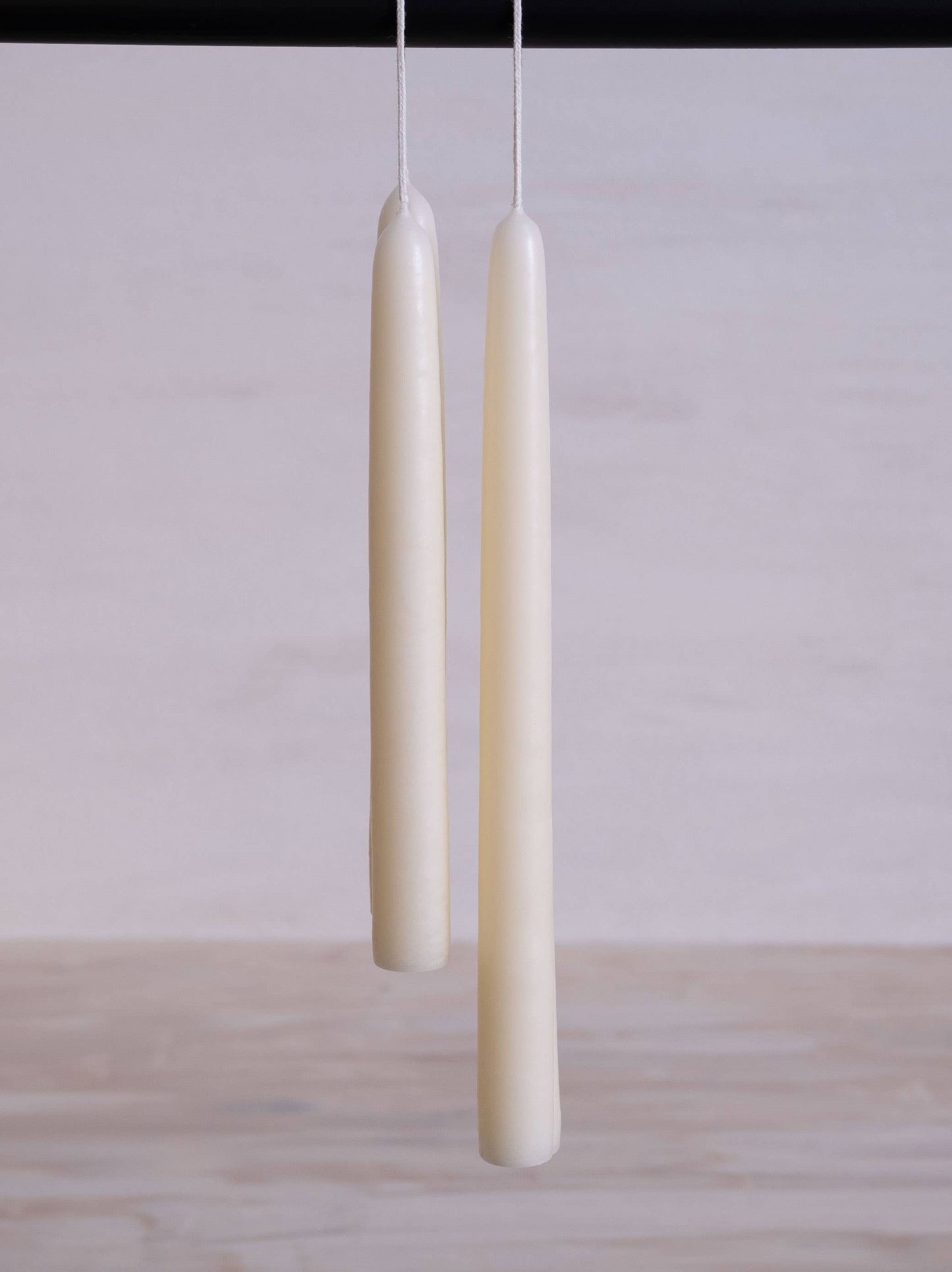 Tapered Candles - Off White: 8"