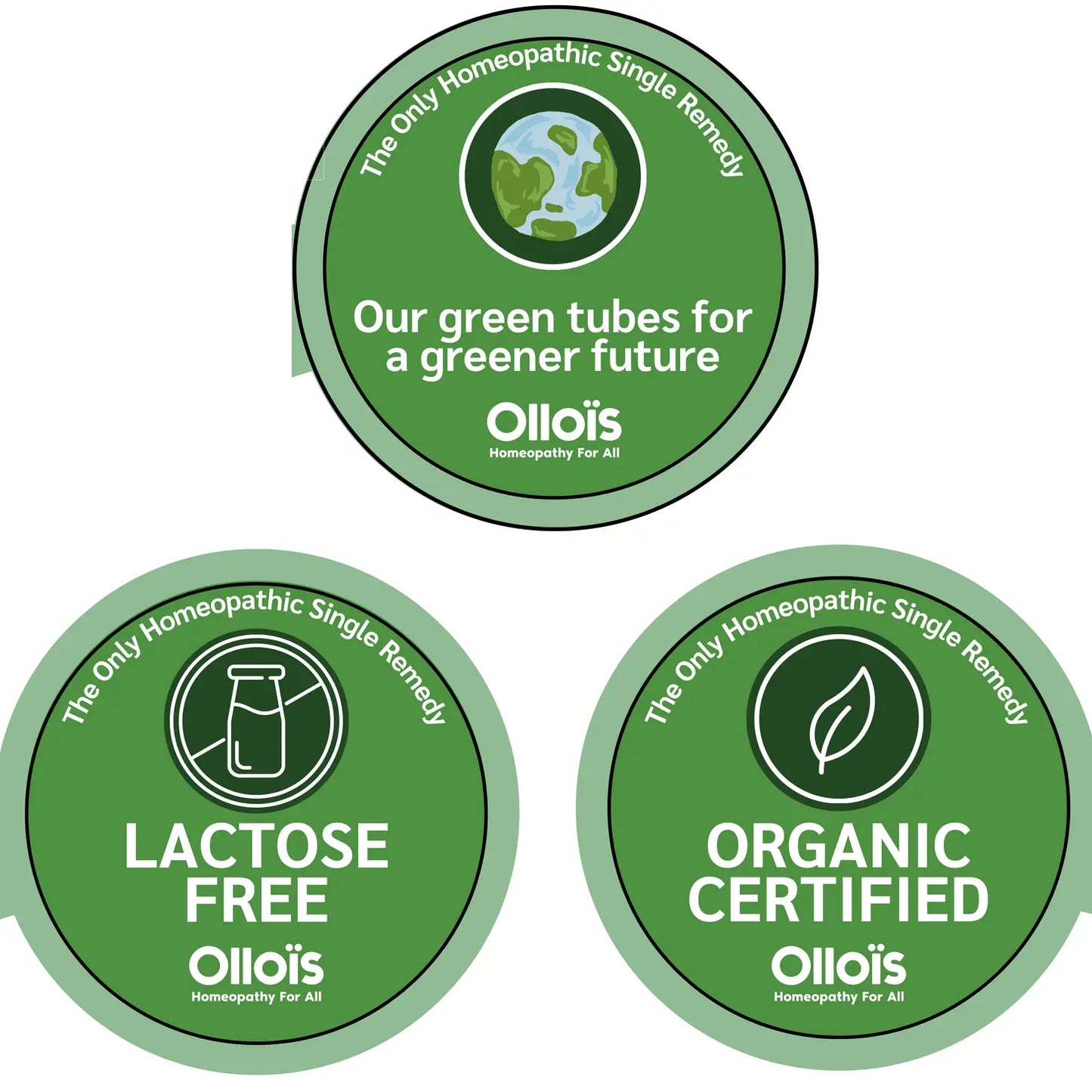 Olloïs Cina 30c Organic, Lactose-Free & Kosher Pellets, 80ct