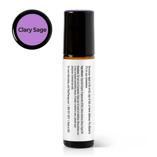 Clary Sage Essential Oil Pre-Diluted Roll-On 10 mL