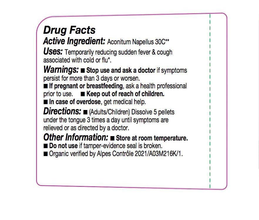 Olloïs Aconitum Napellus 30c Vegan Organic kosher, 80 ct