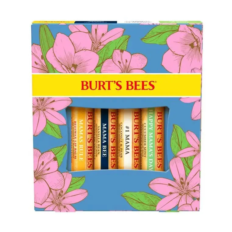 Balm Bouquet Assorted Beeswax Lip Balm Gift Set, 4 Pack