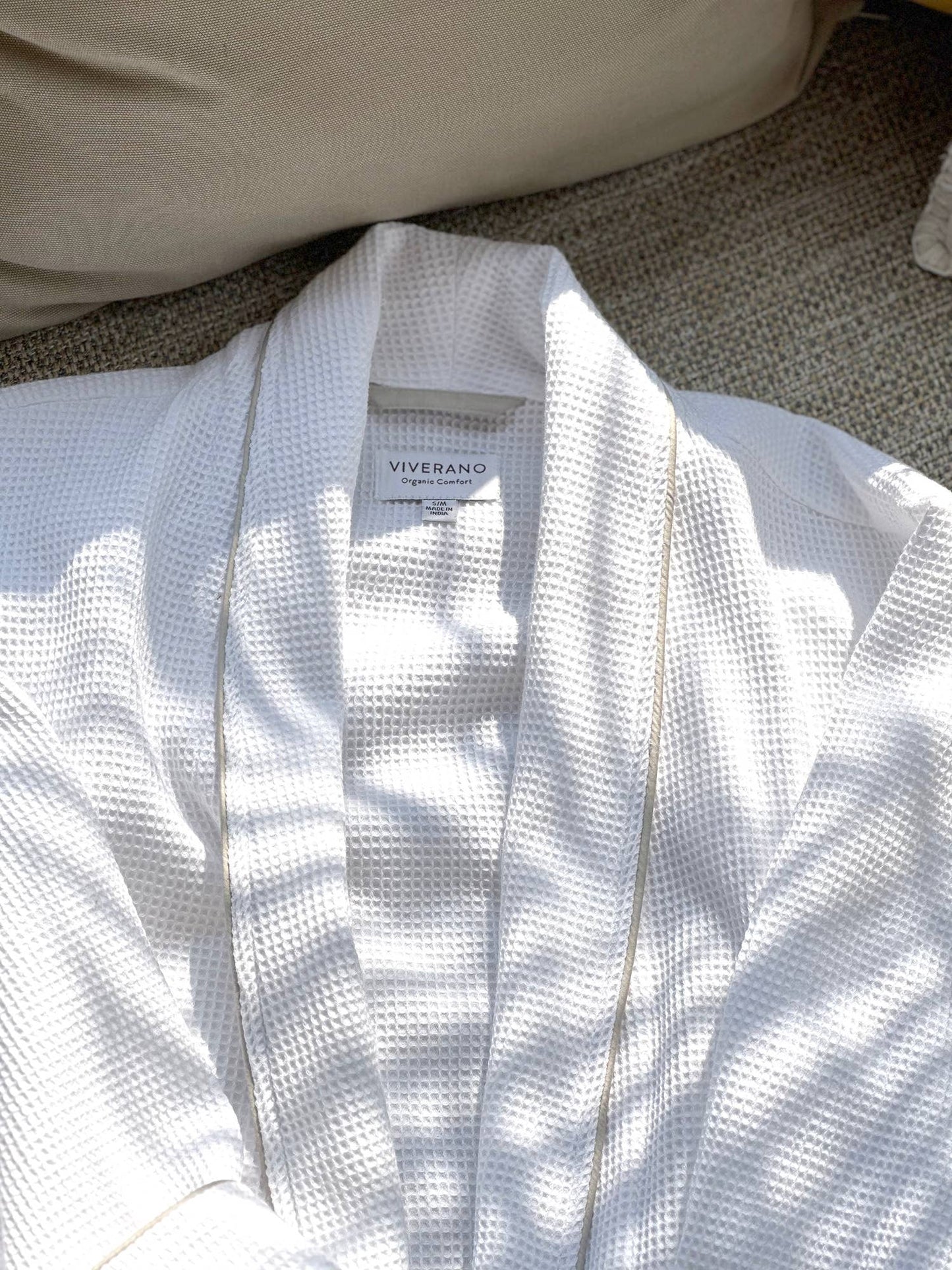 Women's Organic Waffle Weave Bath & Spa Robe (3 Colors)