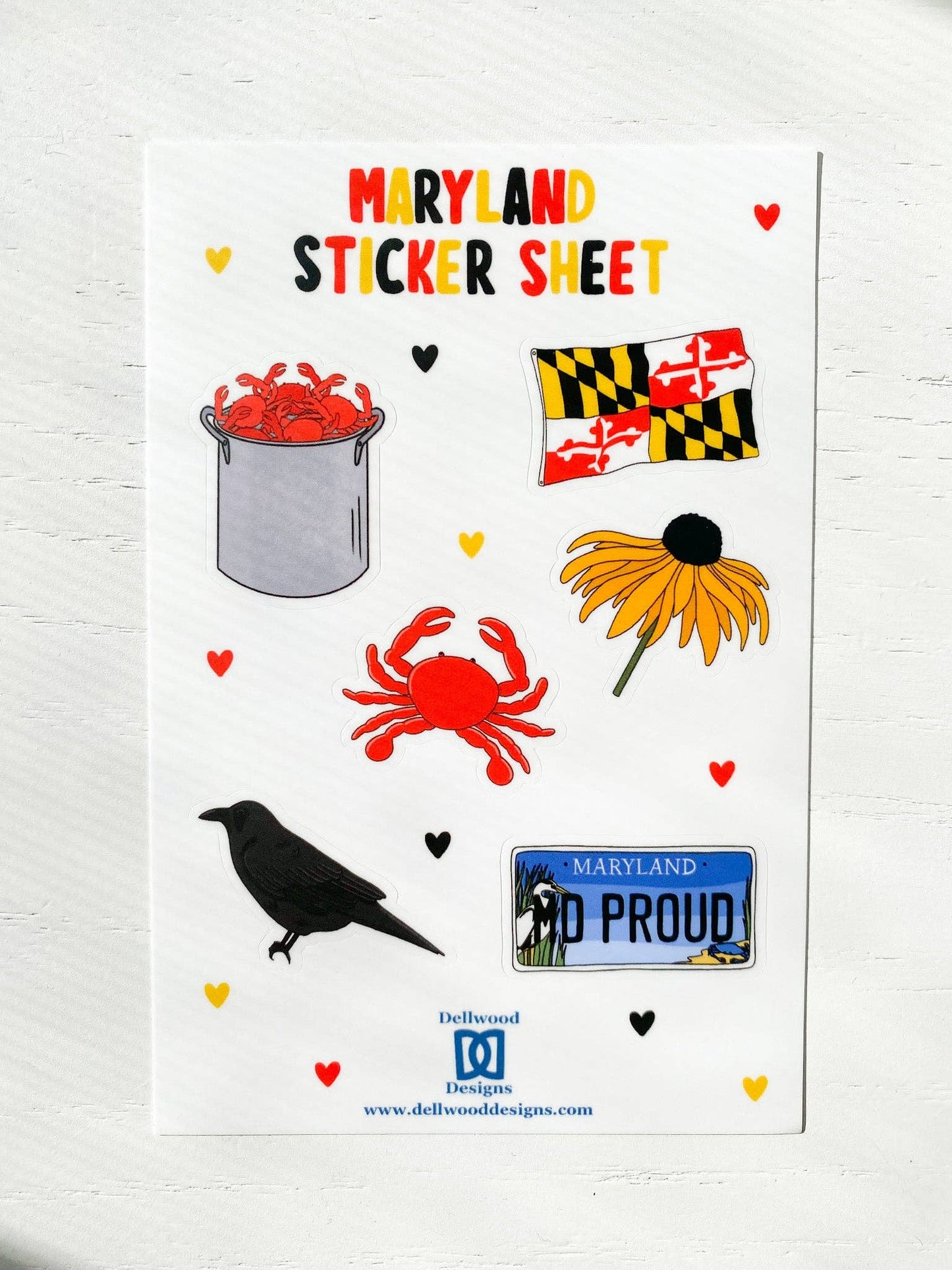 Maryland Sticker Sheet