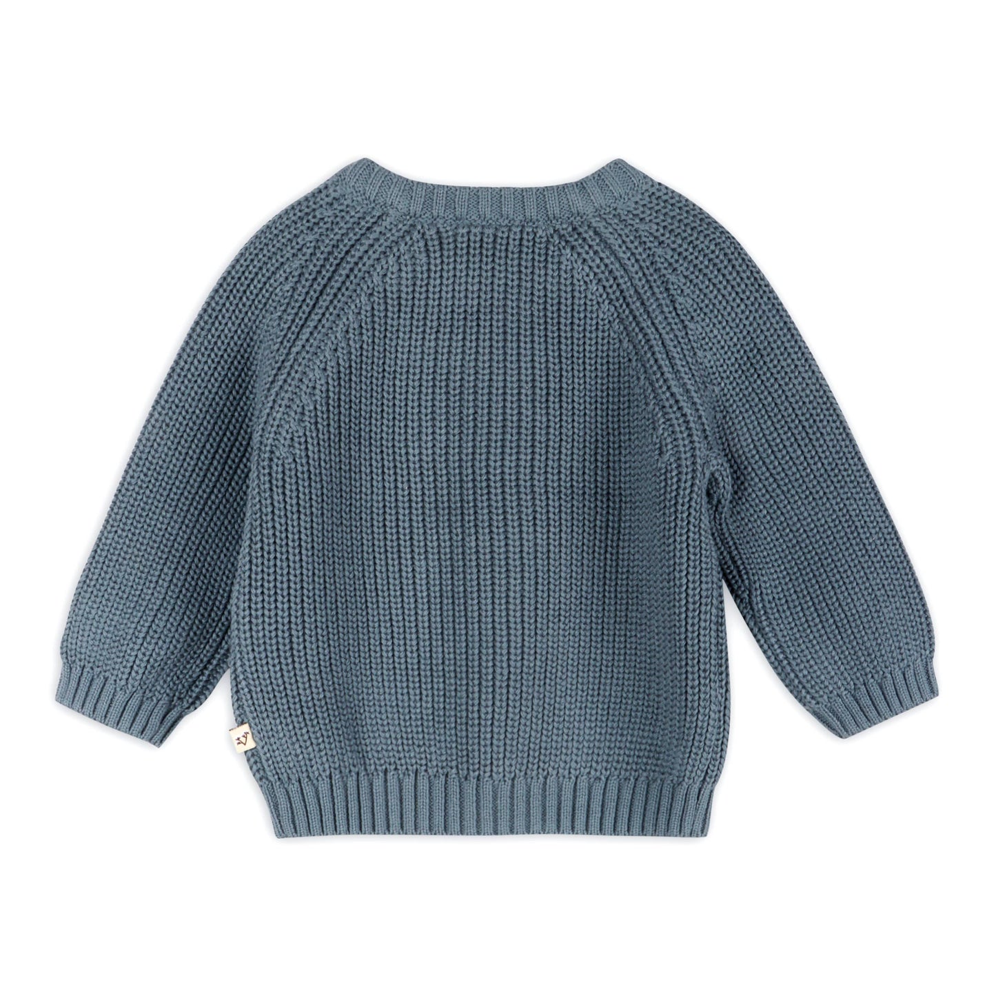 Classic Chunky Knit Baby Pullover Sweater (Organic Cotton)
