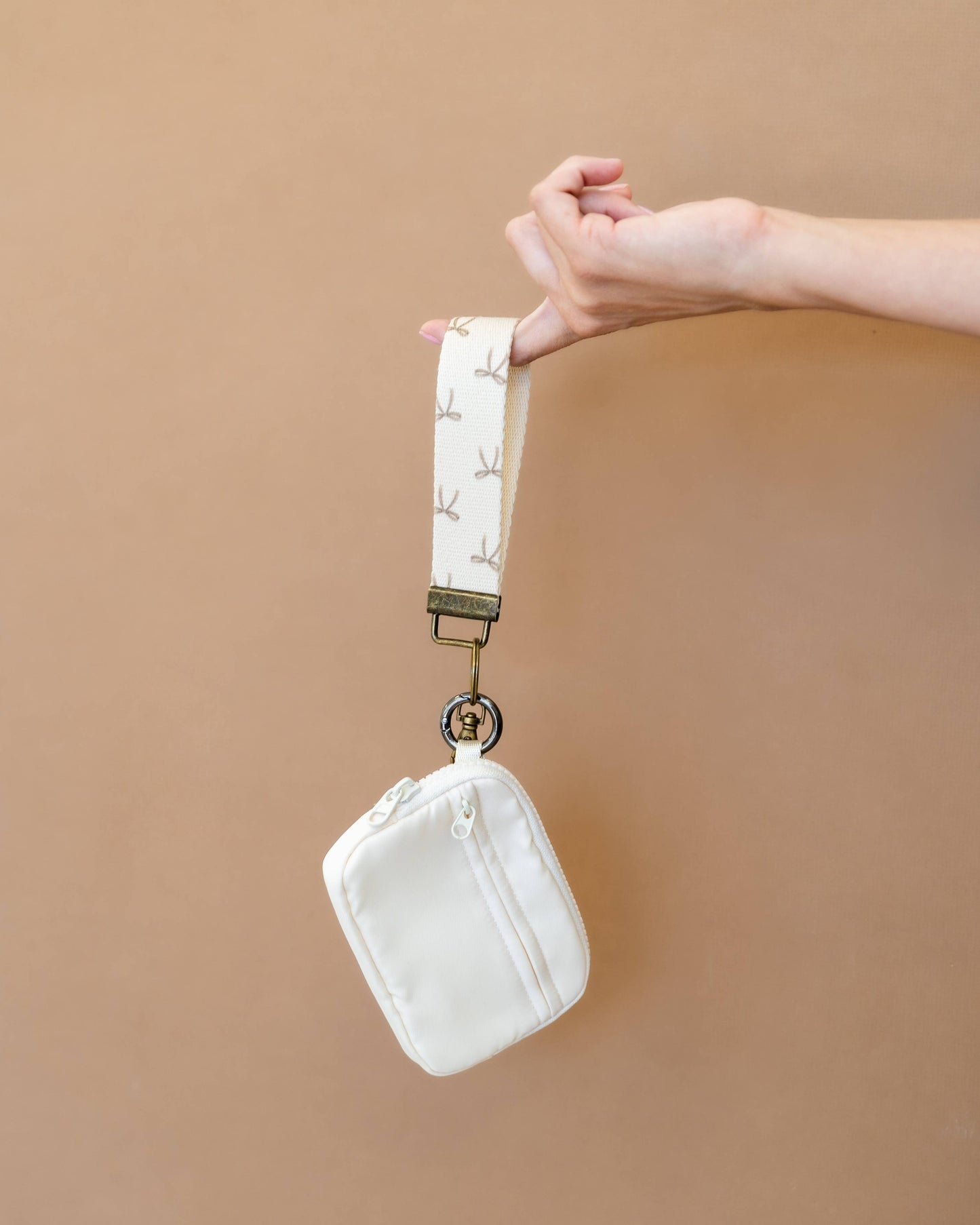 Keychain Wallet with Wrist Lanyard, Compact Card Holder