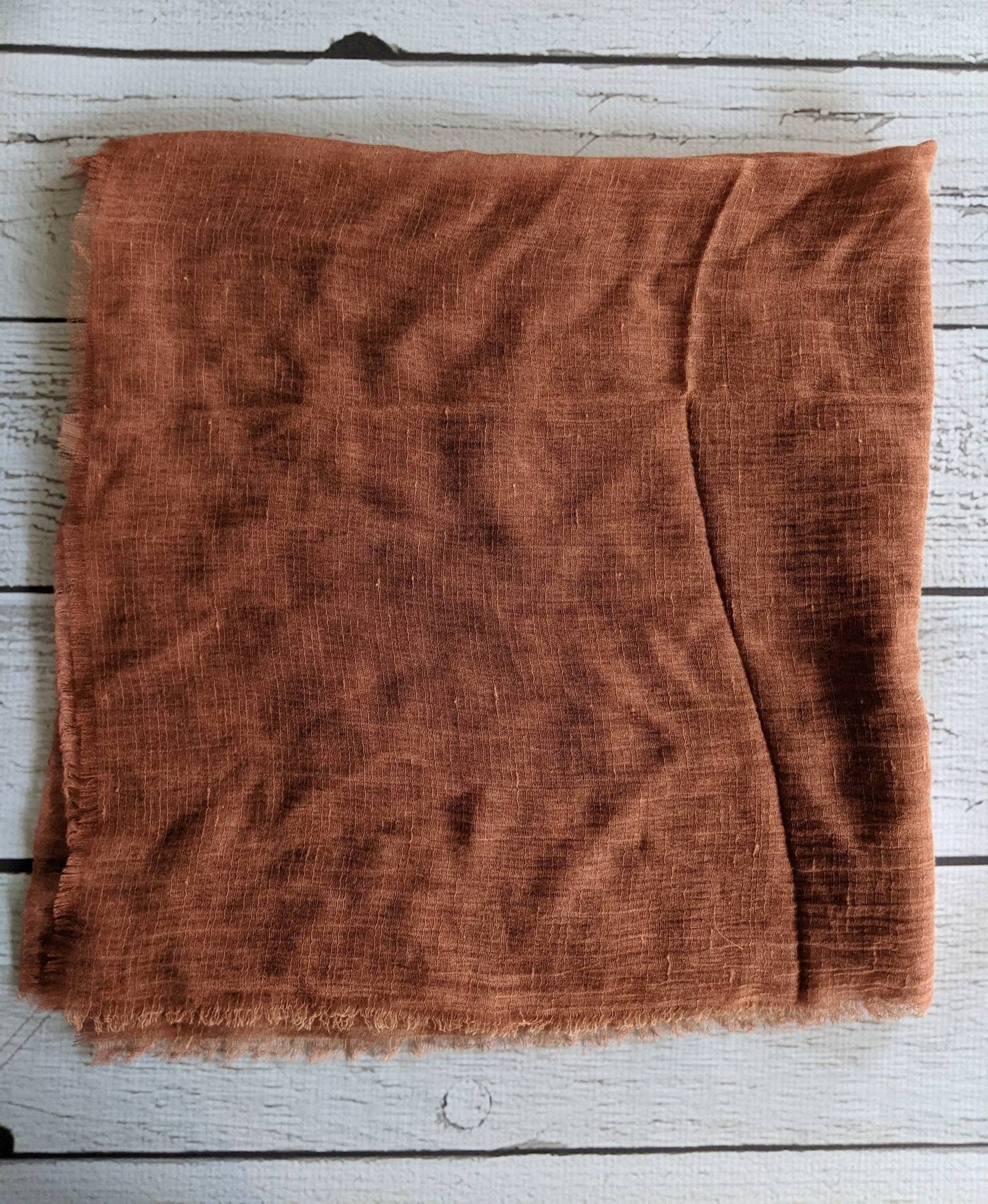 Lainey Linen Scarves! Unique, Hand Dyed Scarf (32" Square)