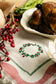 Wreath Hand-Stitched Tea Towel Set