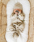 Milan Earthy Baby Booties Shoes Sweater Knit -Organic Cotton