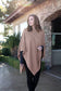 Women's Eco-Chic Poncho Sweater Knit Pullover (Organic)