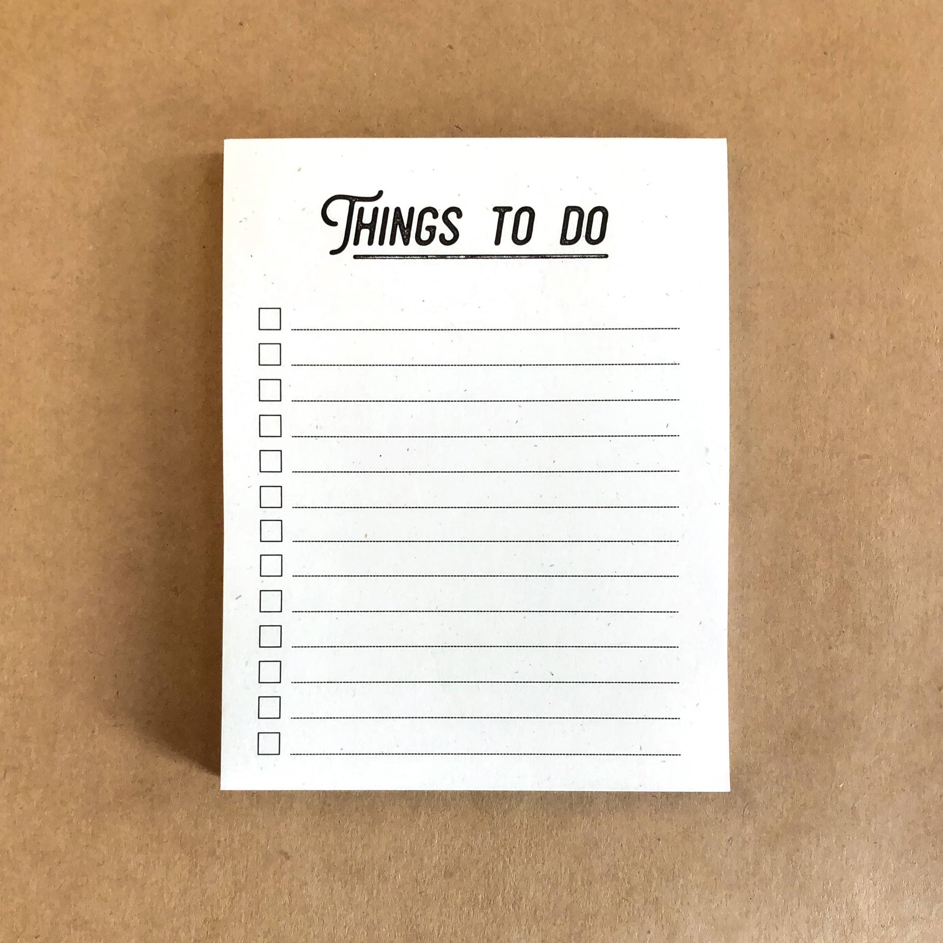 Note 2 Things Things to Do Notepad – Three Painted Arrows