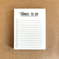 Things to Do Notepad