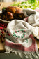 Wreath Hand-Stitched Tea Towel Set