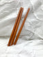 Skinny Tapered Candles - Camel: 10"