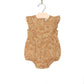 Baby Spring & Summer Flutter Front Romper- Golden Garden