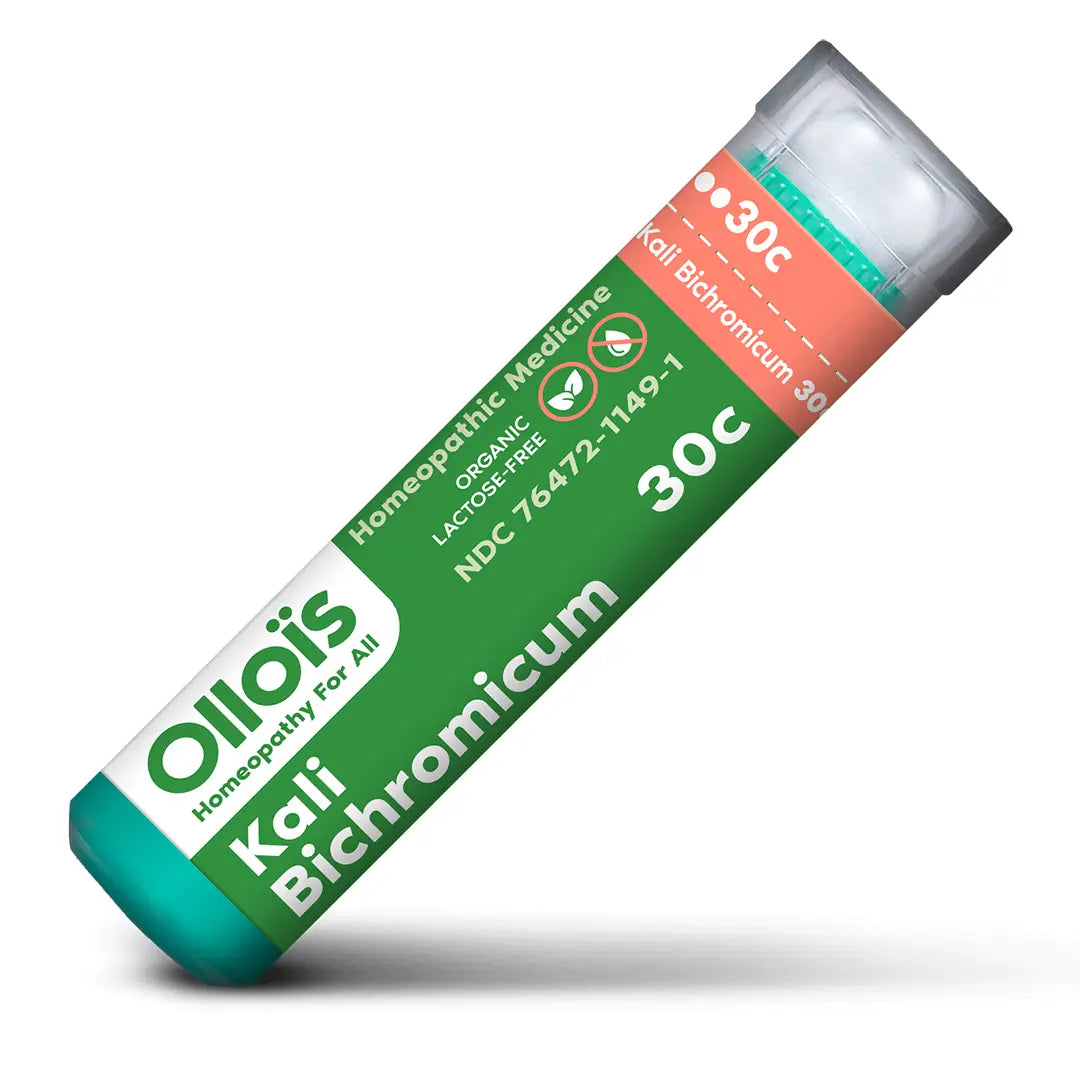 Olloïs Kali Bichromicum 30C Vegan Organic Kosher, 80 Pellets