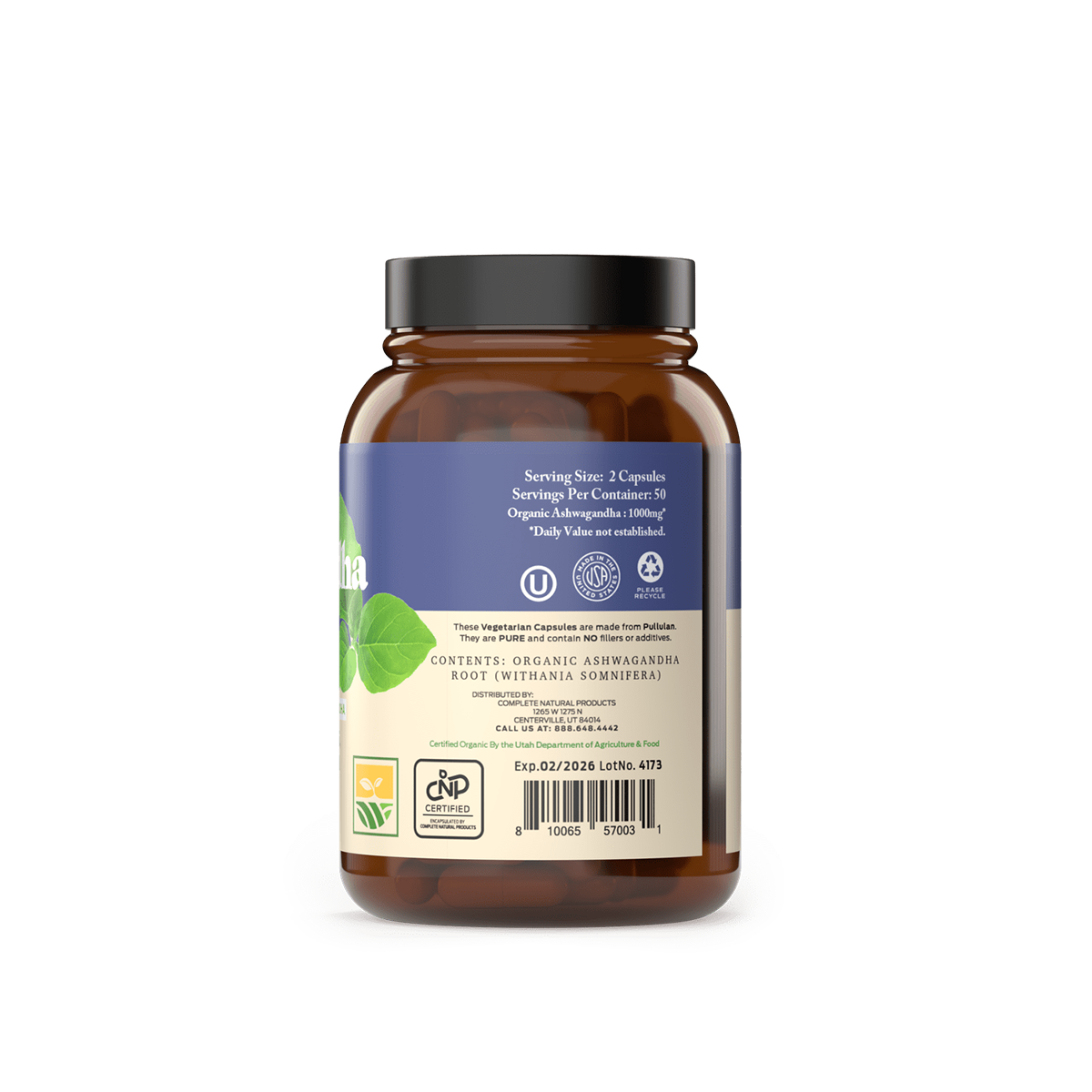 Organic Ashwagandha Capsules