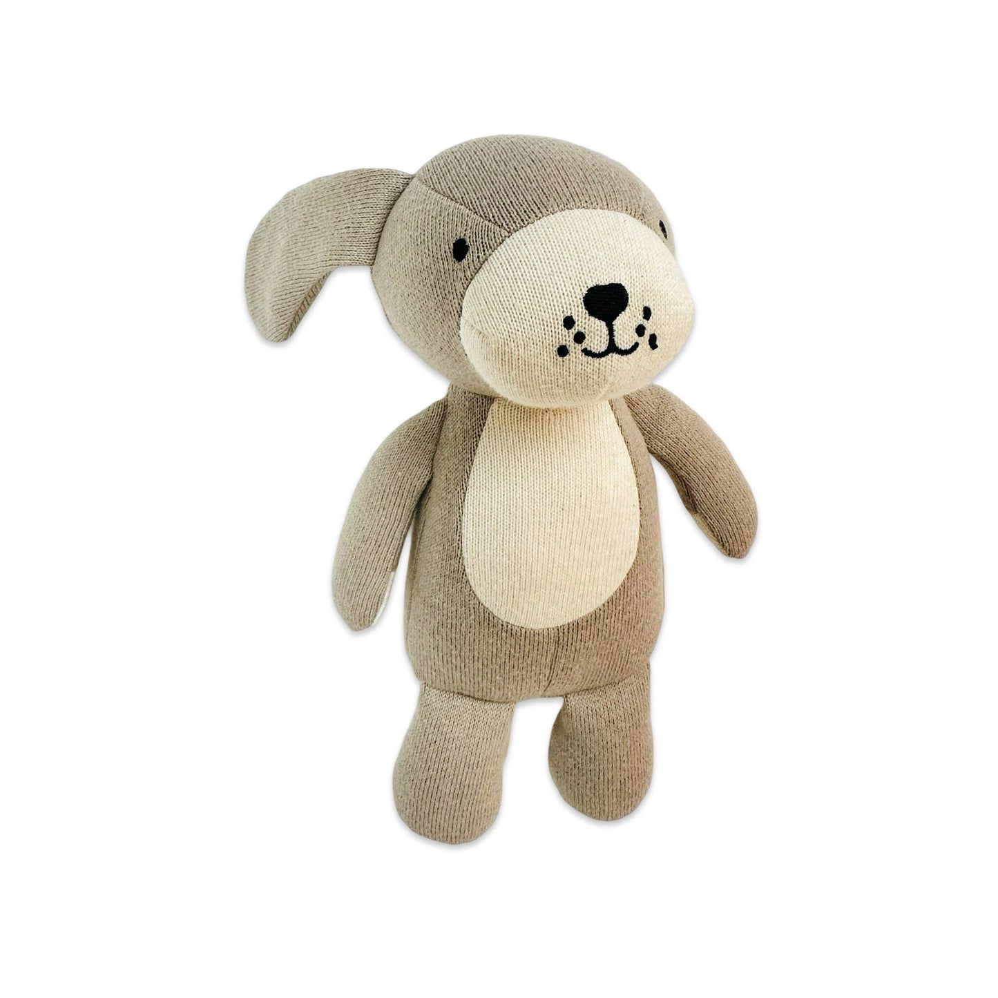 Rocky Lil Dog Knit Stuffed Animal Soft Toy (Organic)