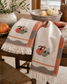 Pumpkin Hand-Stitched Tea Towel Set