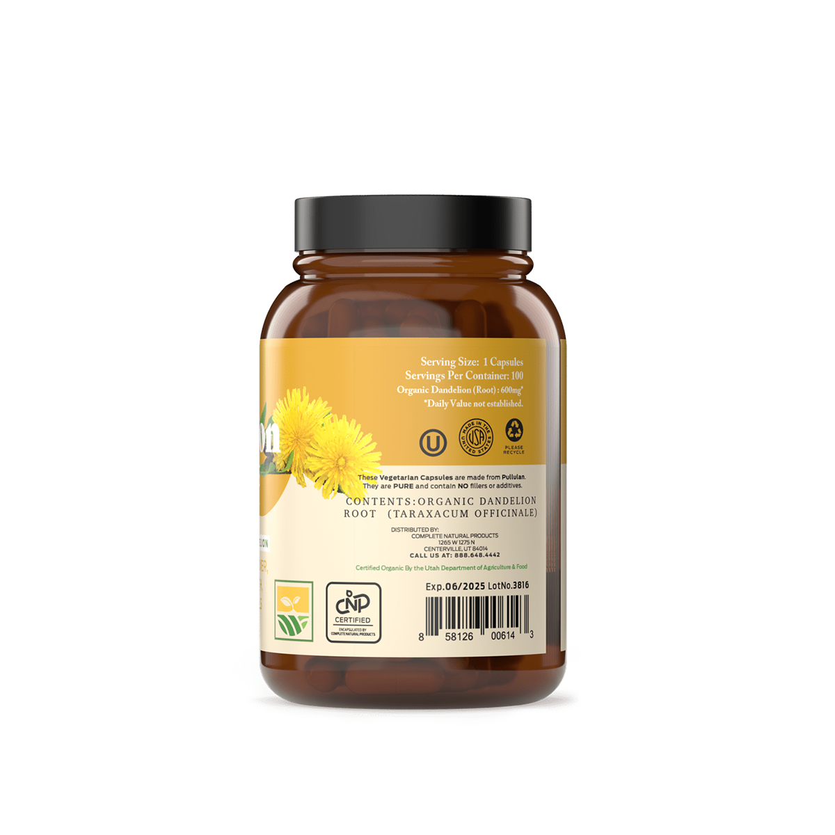 Organic Dandelion Capsules